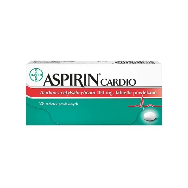 Aspirin Cardio 100mg, 28 tabletek