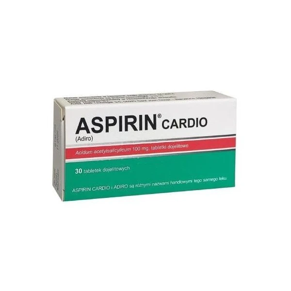 Aspirin Cardio 100mg, 30 tabletek IR*