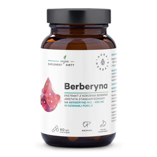 Aura Herbals, Berberyna, 60 kapsułek