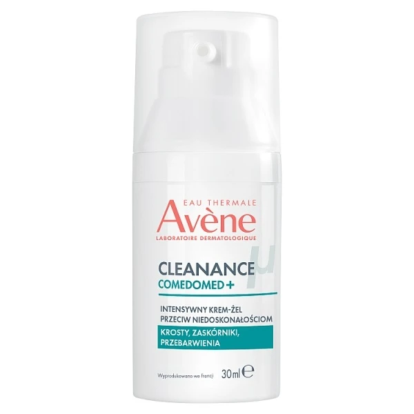 Avene Cleanance ComedoMed+, krem-żel przeciw niedoskonałościom, skóra skłonna do trądziku, 30ml