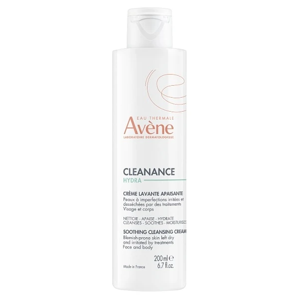 Avene Cleanance Hydra, oczyszczający krem łagodzący, 200ml