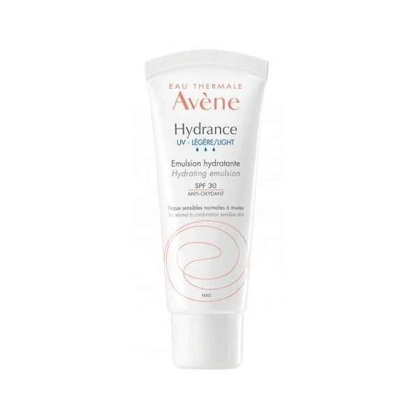 Avene Hydrance UV Light, krem nawilżający, lekki, SPF 30, 40ml