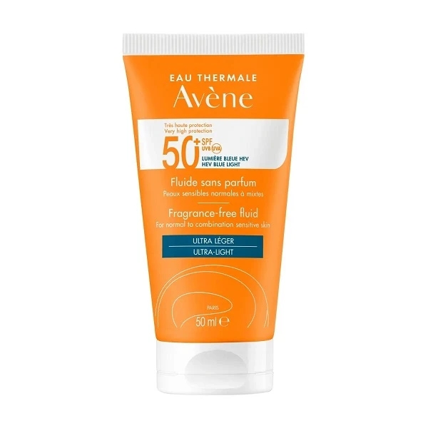 Avene Sun, fluid przeciwsłoneczny SPF 50+, 50ml