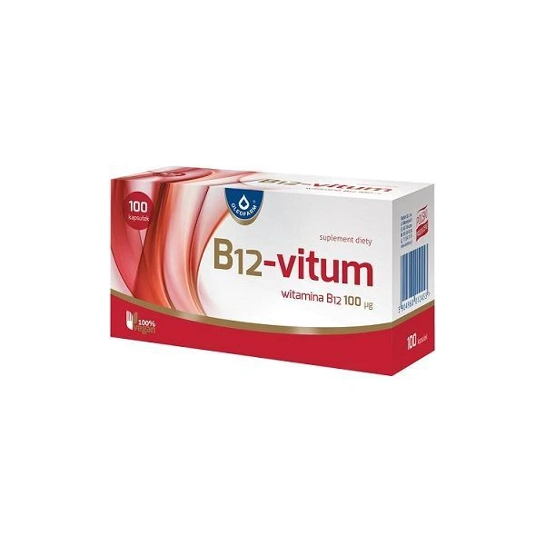 B12-Vitum, witamina B12 100mcg, 100 kapsułek