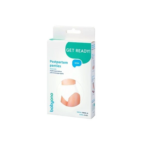 BabyOno, majtki poporodowe jednorazowe, rozmiar M, 5 sztuk