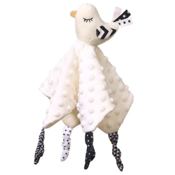 BabyOno, przytulanka i kocyk dla niemowląt, minky, Little Birdie, 1537, 1 sztuka