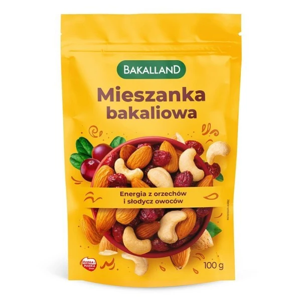 Bakalland, mieszanka bakaliowa, 100g