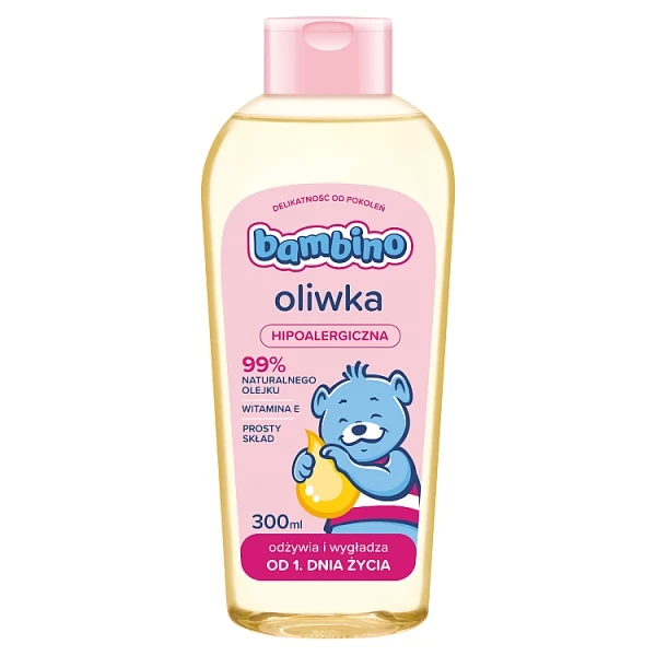 Bambino, hipoalergiczna oliwka dla niemowląt i dzieci, od 1 dnia życia, 150ml