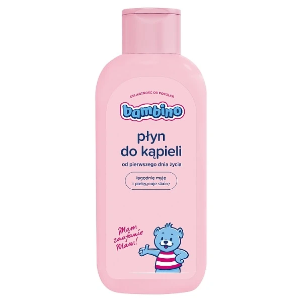 Bambino, płyn do kąpieli, dla niemowląt od pierwszego dnia życia, 400ml