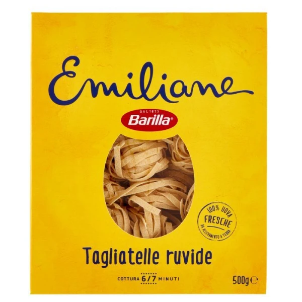 Barilla Emiliane, włoski makaron jajeczny, Tagliatelle ruvide, 500g