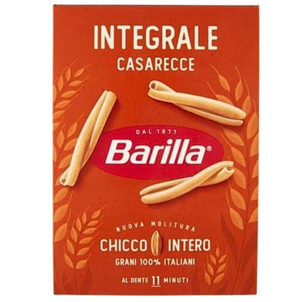 Barilla Integrale, włoski makaron pełnoziarnisty, Casarecce, 500g
