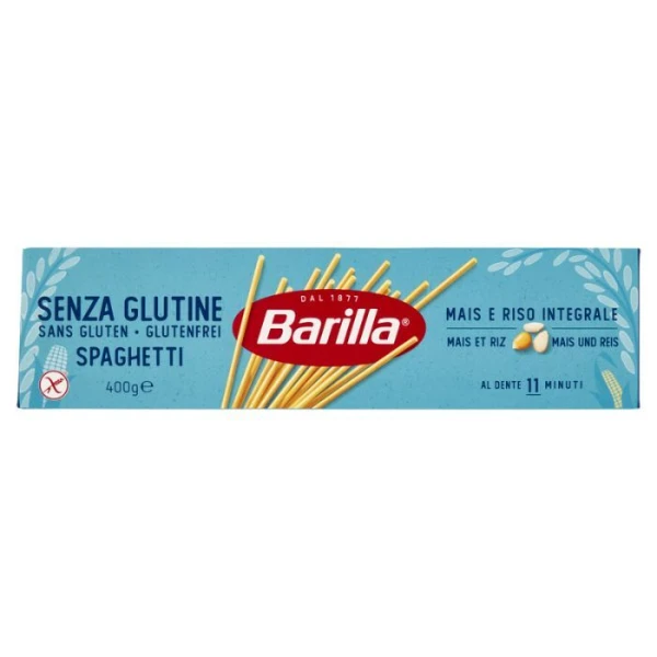 Barilla Senza Glutine, włoski makaron bezglutenowy, Spaghetti, 400g