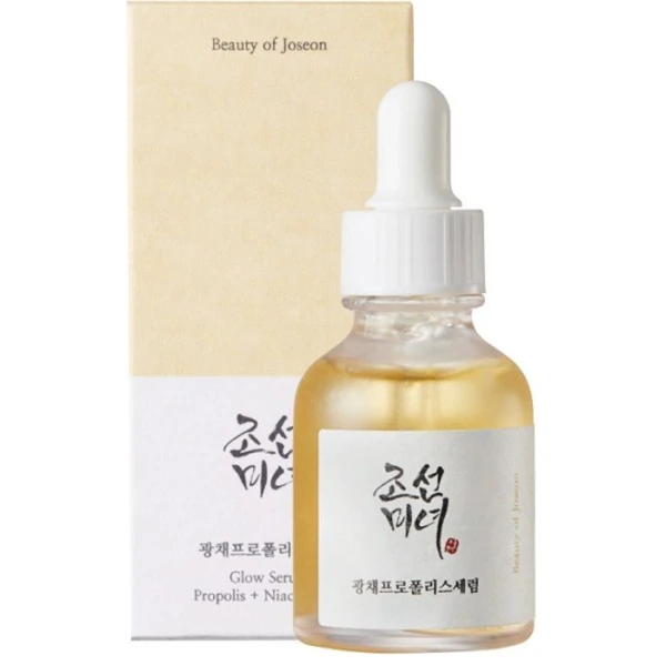 Beauty Of Joseon, Glow Serum Propolis + Niacinamide, wygładzające serum z niacynamidem i propolisem, 30ml