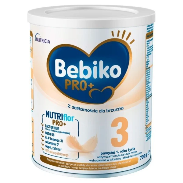 [DATA - 2026-10-28] Bebiko 3 NutriFlor Pro+, formuła na bazie mleka, po 1 roku życia, 700g