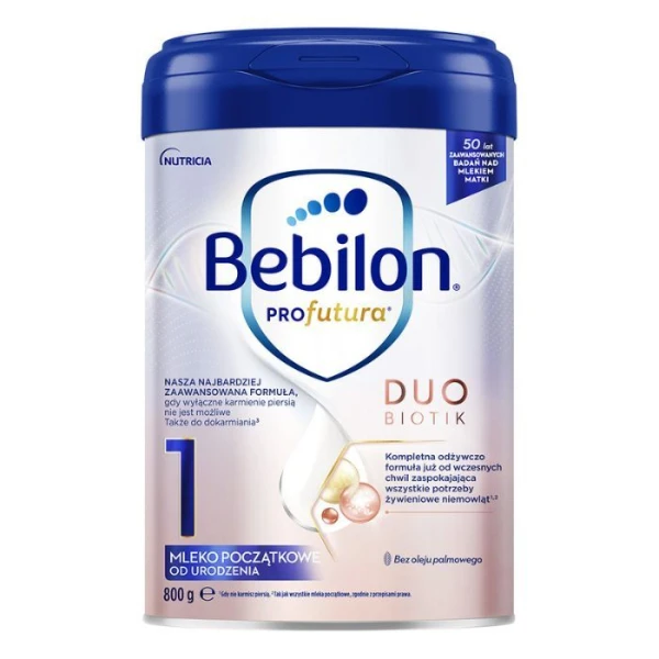 Bebilon Profutura DuoBiotik 1, mleko początkowe, od urodzenia, 800g