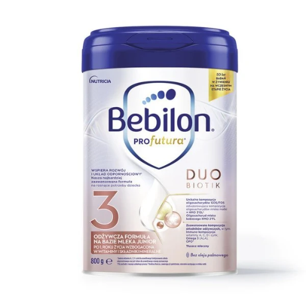 Bebilon Profutura DuoBiotik 3, formuła na bazie mleka, po 1 roku życia, 800g