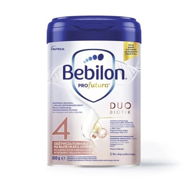 Bebilon Profutura DuoBiotik 4, formuła na bazie mleka, po 2 roku życia, 800g