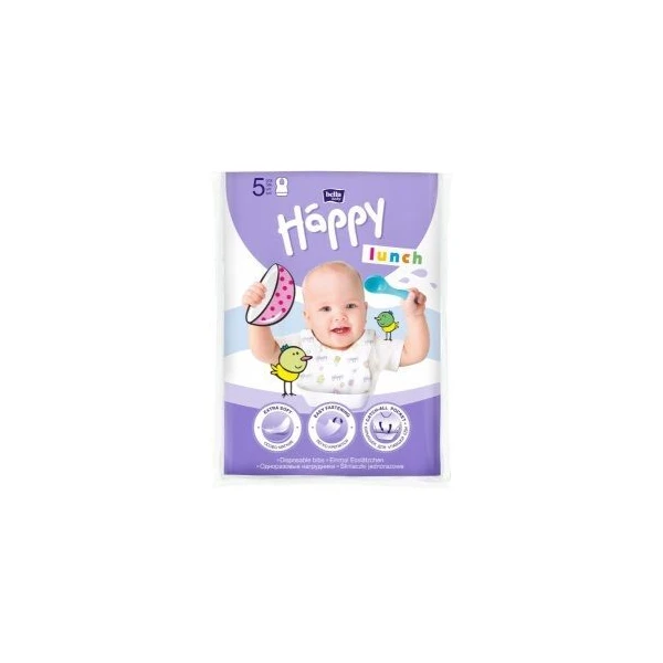 Bella Happy Lunch, śliniaki higieniczne, jednorazowe, 10 sztuk