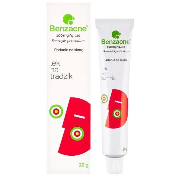 Benzacne 100 mg/g, żel, 20g