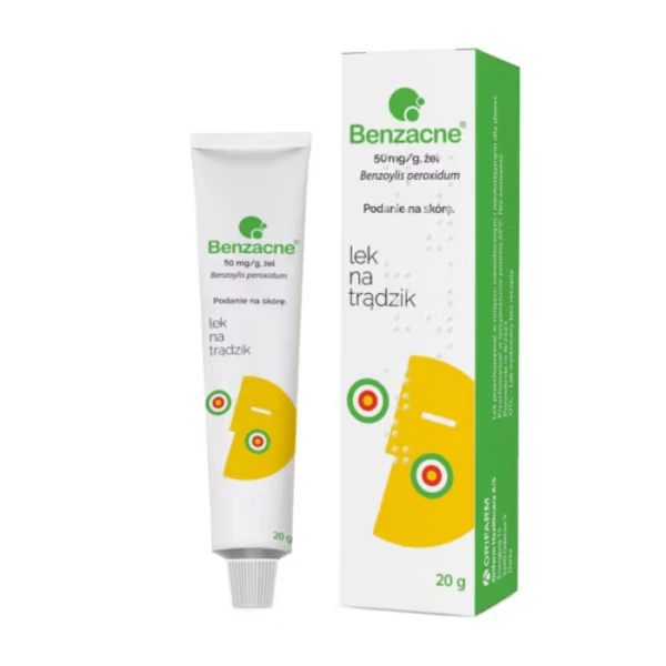 Benzacne 50 mg/g, żel, 20g