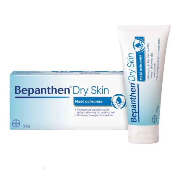 Bepanthen Dry Skin, maść ochronna, skóra bardzo sucha i skłonna do podrażnień, 50g