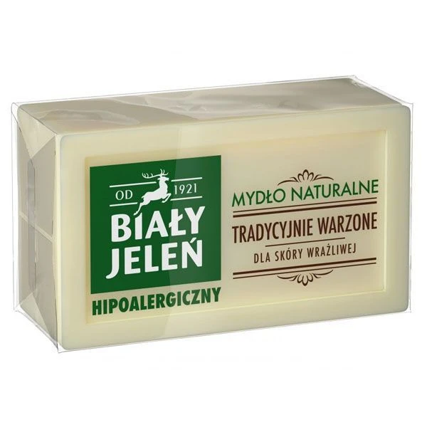 Biały Jeleń, Hipoalergiczny, mydło naturalne, skóra wrażliwa, 150g