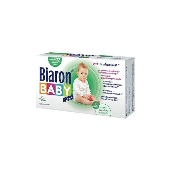 Biaron Baby, po 12 miesiącu życia, 30 kapsułek twist-off