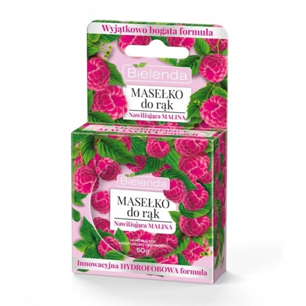 Bielenda, masełko do rąk Nawilżająca Malina, 50ml