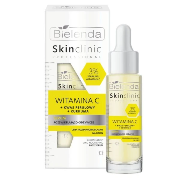 Bielenda Skin Clinic Professional, Witamina C, serum rozświetlająco-odżywcze, 30ml