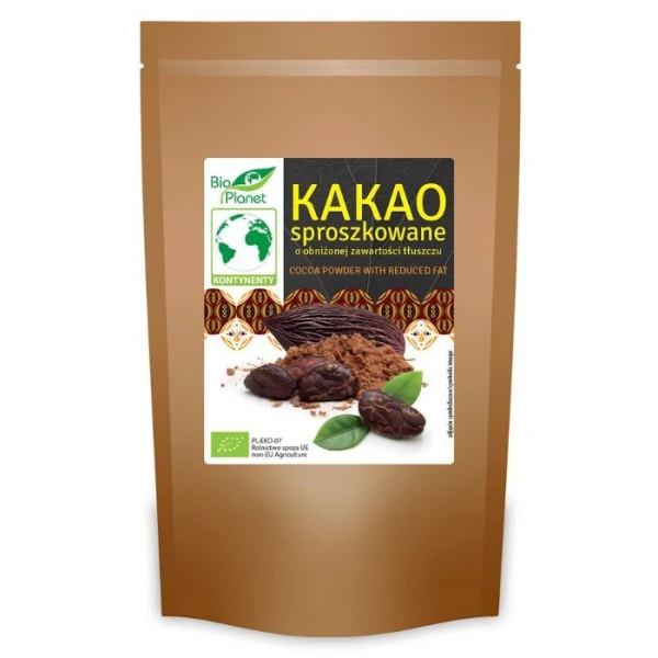 Bio Planet, kakao sproszkowane o obniżonej zawartości tłuszczu, Bio, 200g
