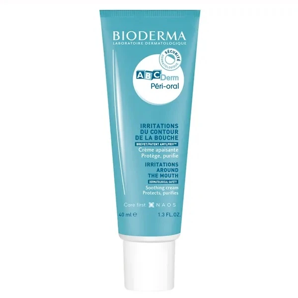 Bioderma ABCDerm Peri-Oral, krem ochronno-łagodzący do skóry wokół ust dla dzieci i niemowląt, 40ml