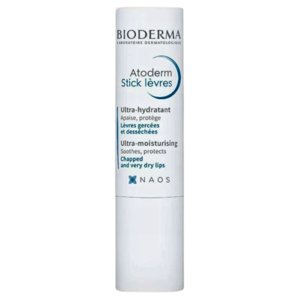 Bioderma Atoderm Stick Levres, pomadka ochronna do ust, 4g