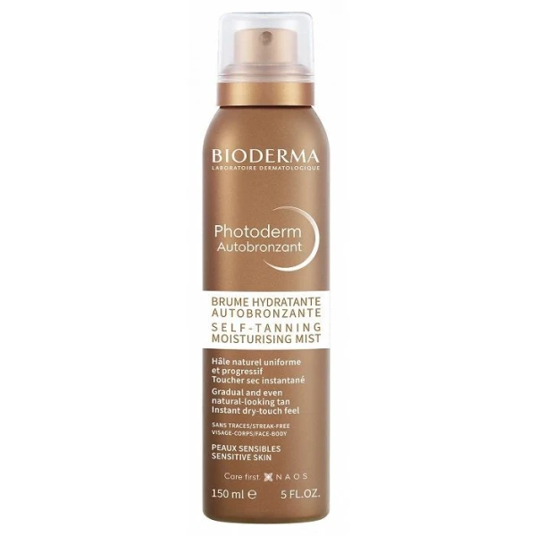 Bioderma Photoderm Autobronzant Brume Hydratante, mgiełka samoopalająca, 150ml