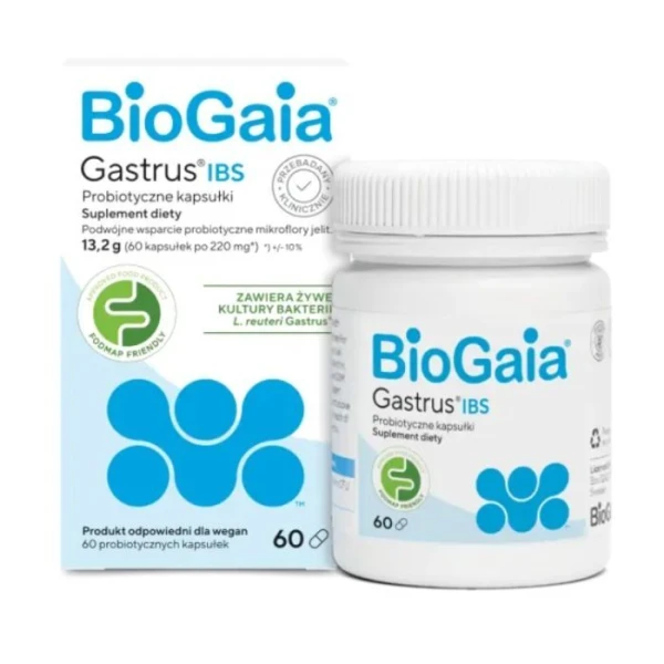 BioGaia Gastrus IBS, 60 kapsułek