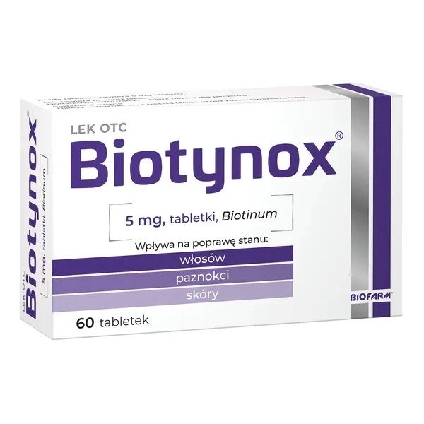 [DATA - 2026-10-31] Biotynox 5mg, 60 tabletek