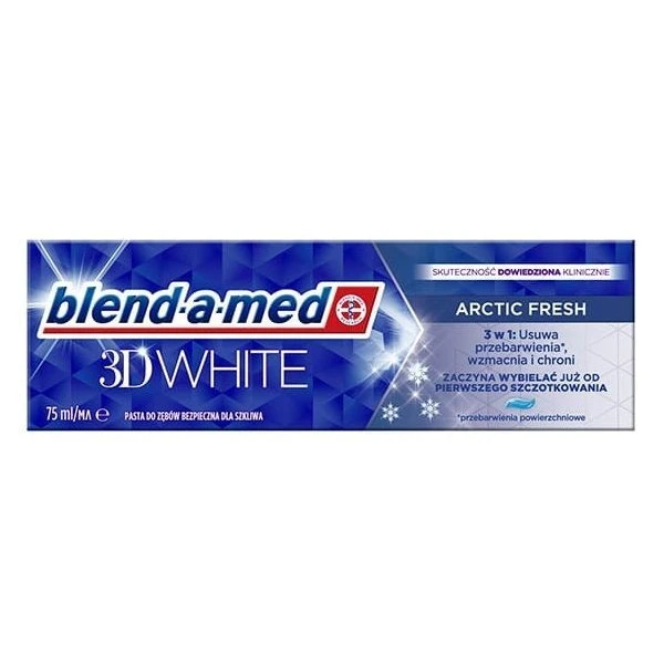 Blend-a-med 3D White, Arctic Fresh, pasta do zębów, 75ml