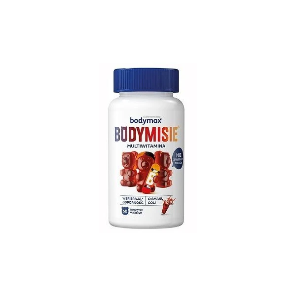 Bodymisie, żelki o smaku Coli, po 3 roku życia, 60 sztuk