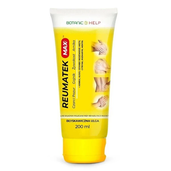 Botanic Help, Reumatek Max, żel, 200ml