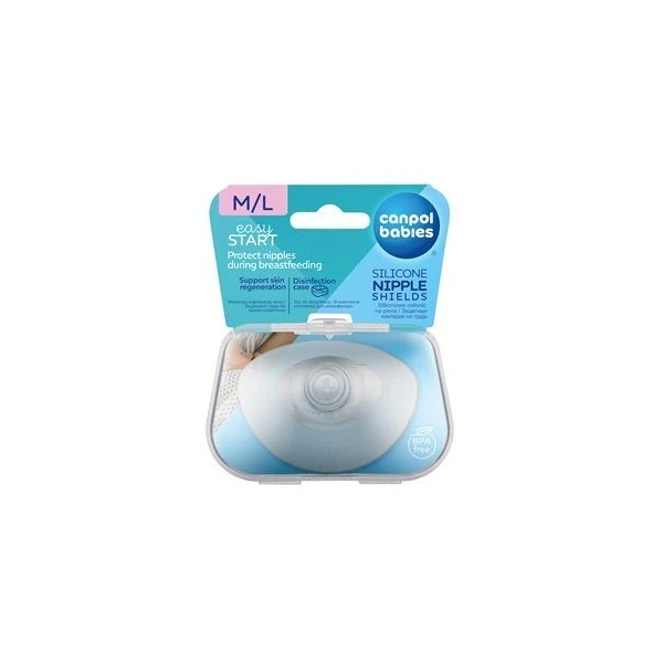Canpol, osłonki na piersi EasyStart, M/L, 18/603, 2 sztuki