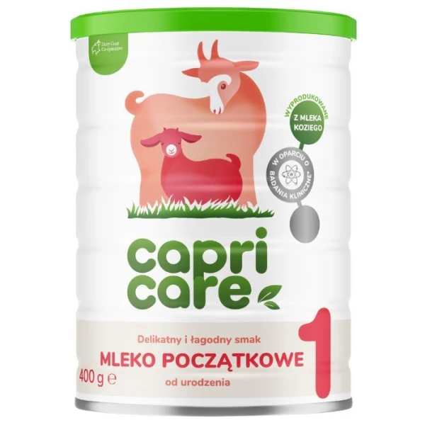 Capricare 1, mleko początkowe kozie, od urodzenia, 400g