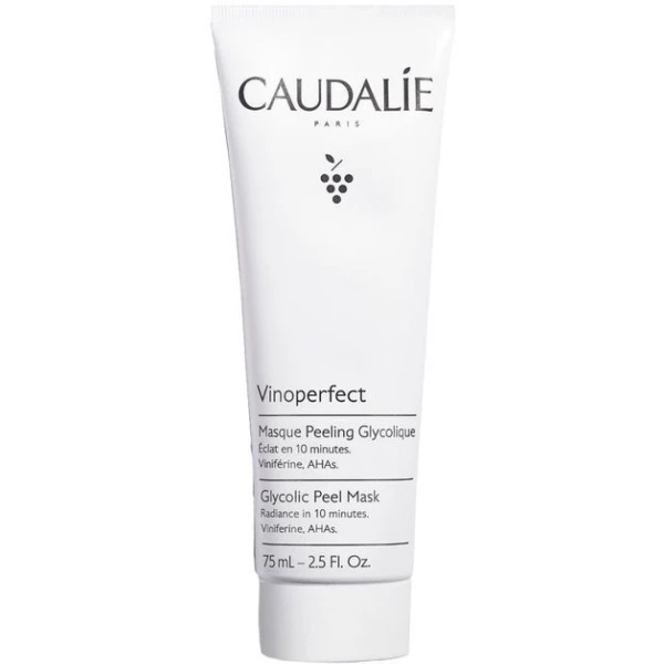 Caudalie Vinoperfect, glikolowa maseczka peelingująca przeciw przebarwieniom, 75ml