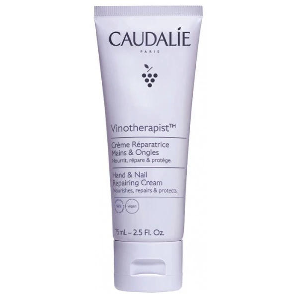 Caudalie Vinotherapist, regenerujący krem do rąk i paznokci, 75ml