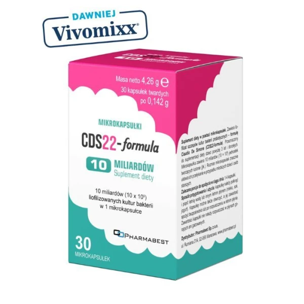 CDS22-Formula 10 mld, 30 mikrokapsułek (dawniej Vivomixx)