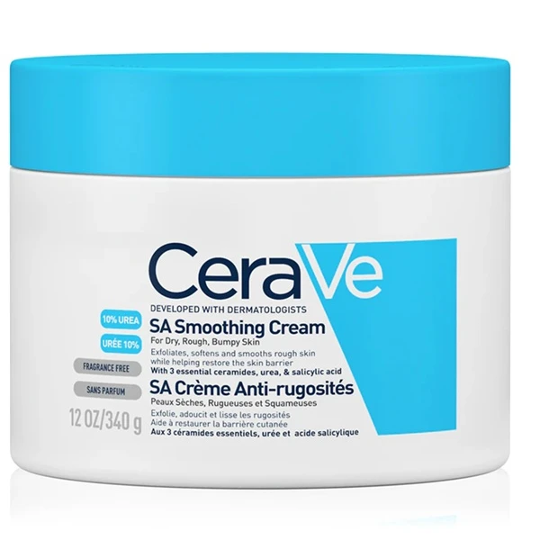 CeraVe SA, balsam wygładzający, dla skóry szorstkiej, suchej, 340g