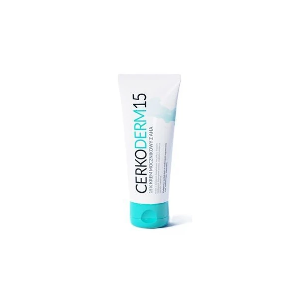 CerkoDerm 15, krem mocznikowy 15% z AHA, skóra sucha, zrogowaciała, 75ml