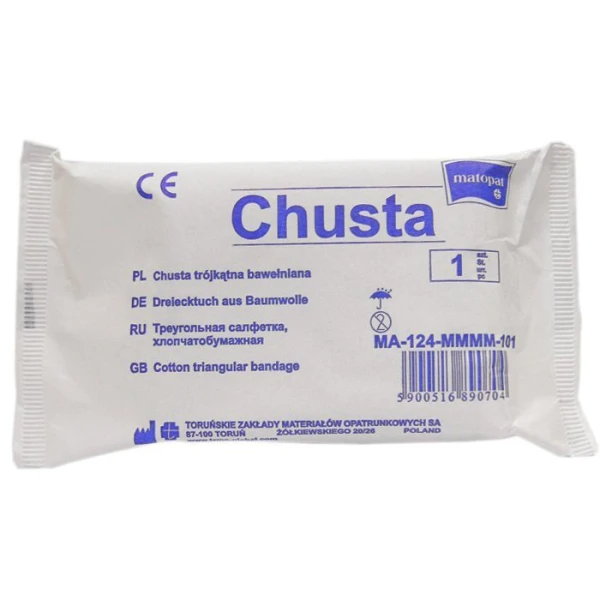 Chusta trójkątna bawełniana, Matopat, 1 sztuka