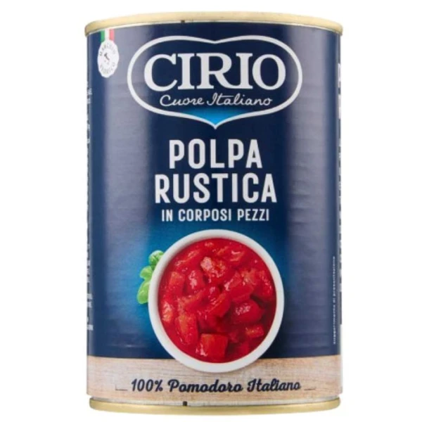 Cirio, Polpa Rustica, pomidory krojone, 400g