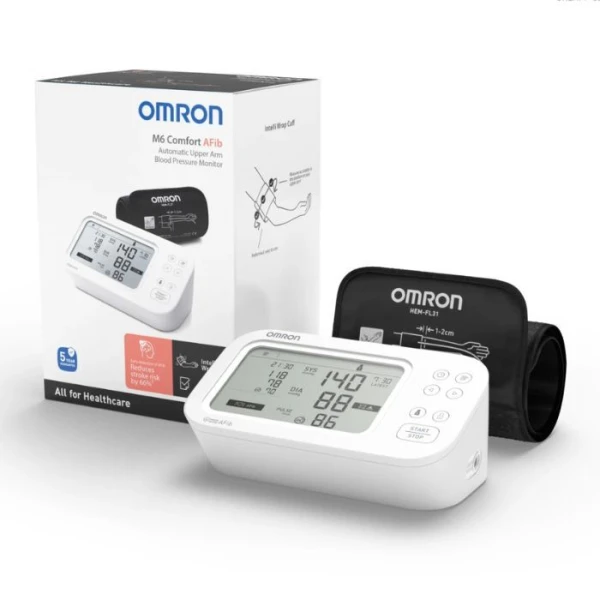 Ciśnieniomierz naramienny Omron M6 Comfort AFib (HEM-7380-E), 1 sztuka