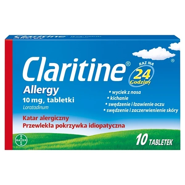 Claritine Allergy 10mg, 10 tabletek
