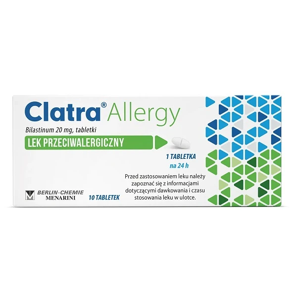 Clatra Allergy 20mg, 10 tabletek